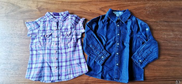 Chemise fille 24 mois 86cm jean