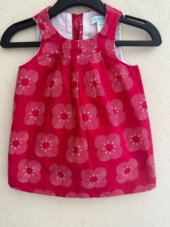 Robe bébé fille 3 mois /60cm marque Obaïbi