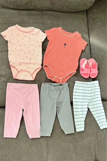Lot de vêtements été fille 9 mois