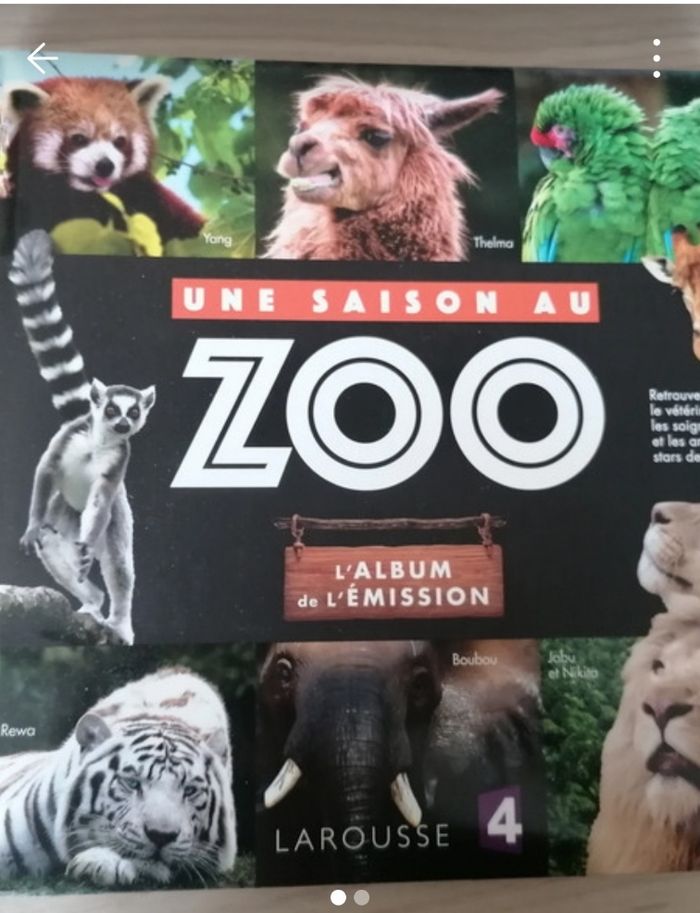 Livre une saison au zoo