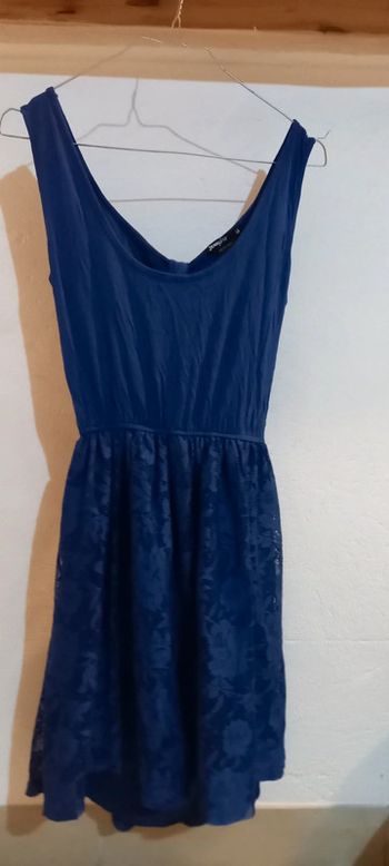 Robe bleu Jennifer dos nu M