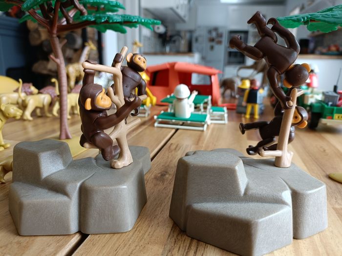 Playmobil 3532 3413 Tente Jeep Ngorongoro Safari Vintage Klicky Gros