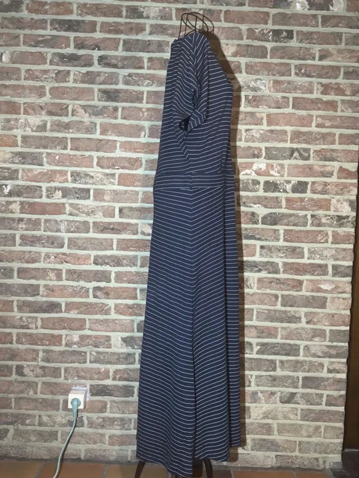 Robe longue Esprit bleu et blanche lignée Taille F : L - photo numéro 18