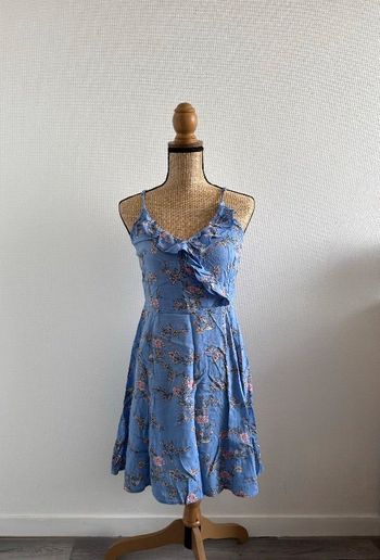 Robe légère Pimkie - Taille S (36) - Bleu ciel imprimé floral
