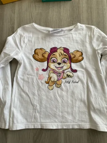 T-shirt manches longues paw patrol 4 ans