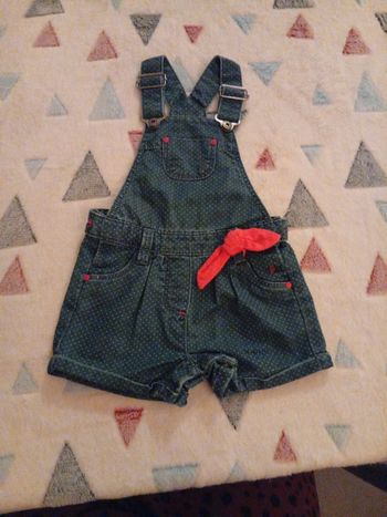 Salopette short
