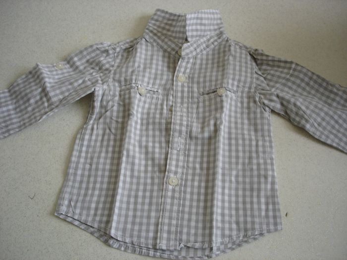 Magnifique petite CHEMISE à manches longues - 12 mois "TEX"