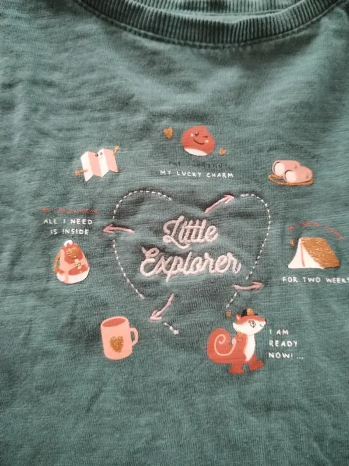 Tee shirt 4 ans Nature - photo numéro 2