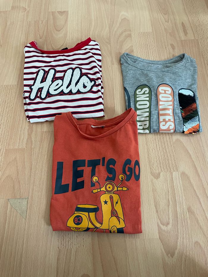 Lot t-shirts manches longues
