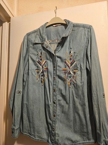 Chemise jean Camaïeu T40