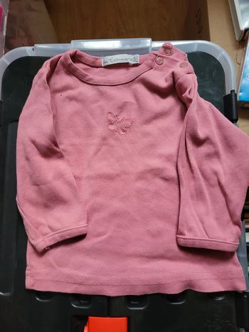 Tee-shirt fille 6 mois ,in extenso