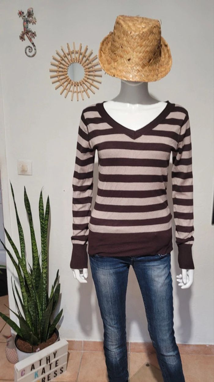 Petit pull rayé - photo numéro 2