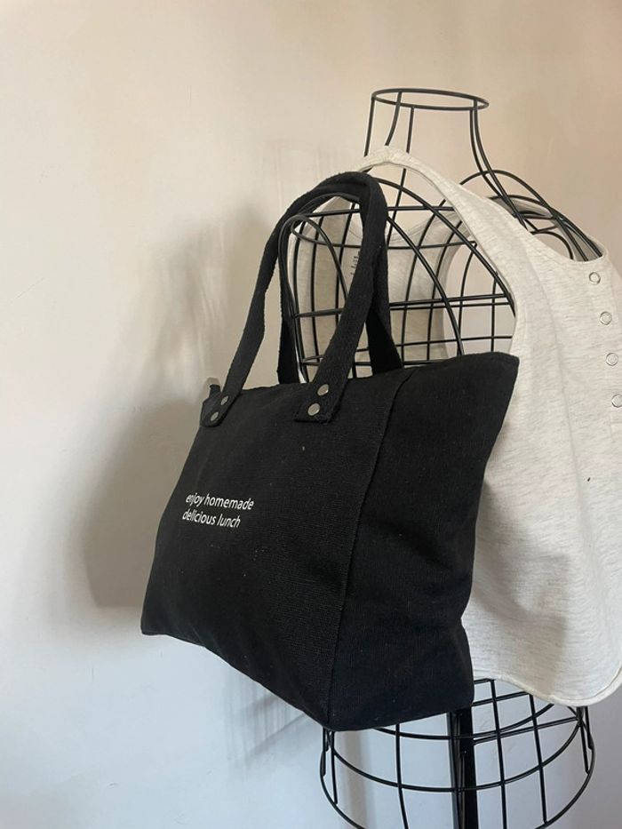 Sac fourre-tout élégant en toile pour femmes, grand sac à bandoulière de voyage. - photo numéro 10