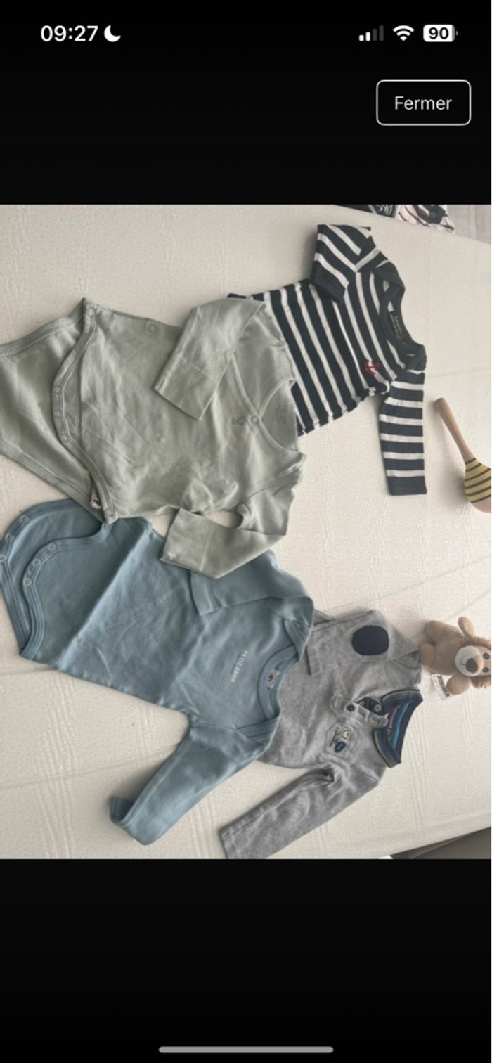 Lot de bodies 6 mois