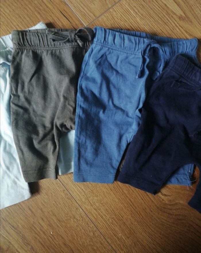 Lot de 5 pantalons joggings bébé 1 mois - photo numéro 2