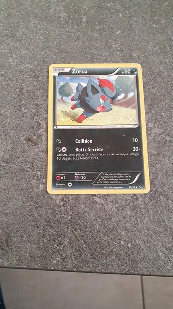 Carte Pokemon Zorua