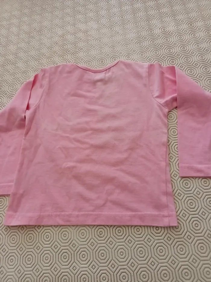 Tee-shirt Disney baby 18 mois rose - photo numéro 4