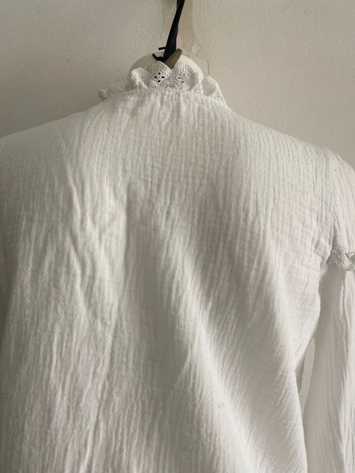 Blouse col dentelle - photo numéro 4