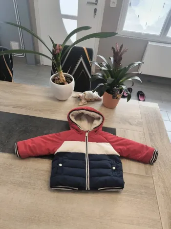 Manteau doudoune épaisse intérieur sherpa garçon 12 mois obaibi