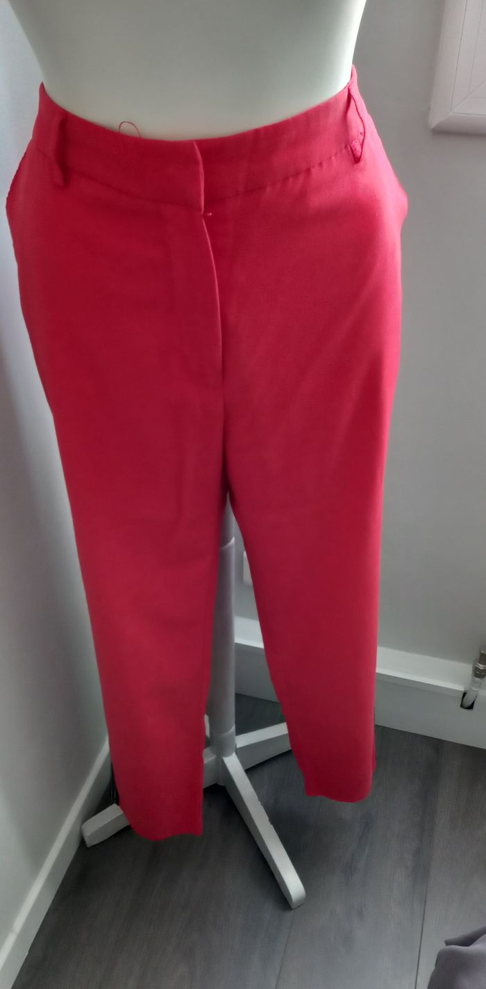 Pantalon rouge Camaieu - photo numéro 2