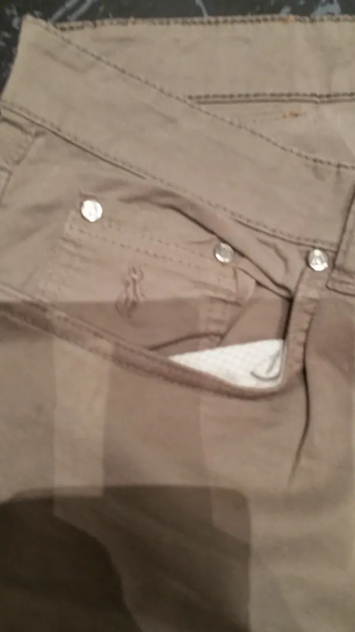 Pantalon toile marron xl - photo numéro 5