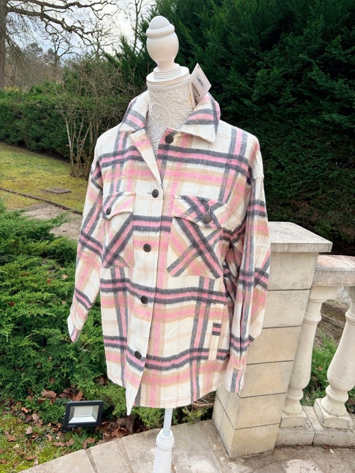 Veste à carreaux Zara neuve taille XS - photo numéro 3