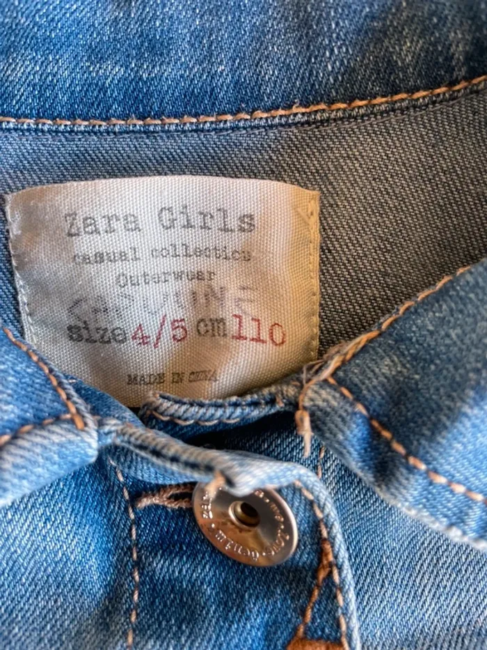 Veste jean Zara - photo numéro 3