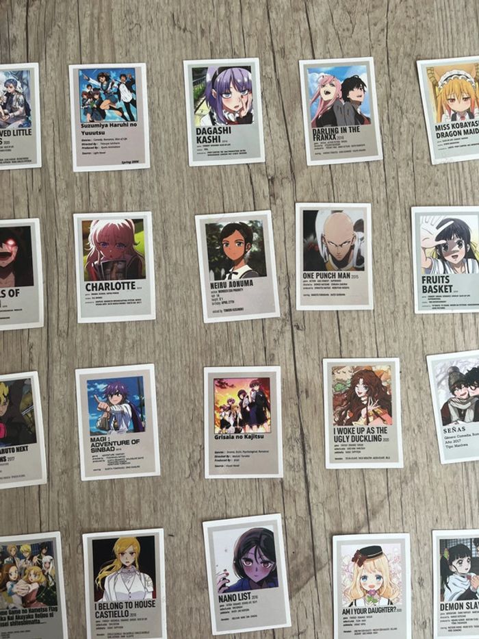 Lot de 28 autocollants d’animé - photo numéro 5