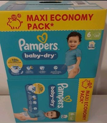 Couche pampers taille 6 