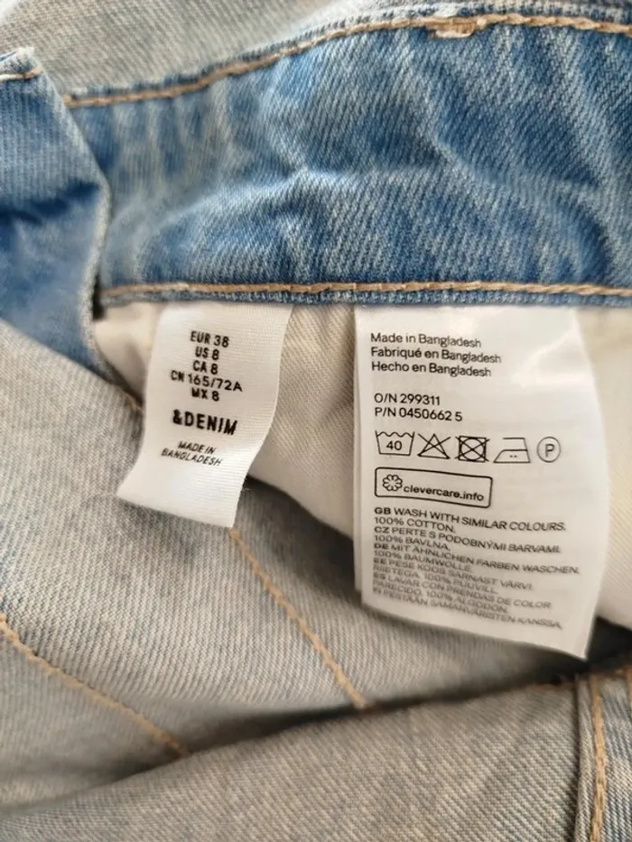 Salopette short en Jean femme - Taille 38 M - A169 - photo numéro 16