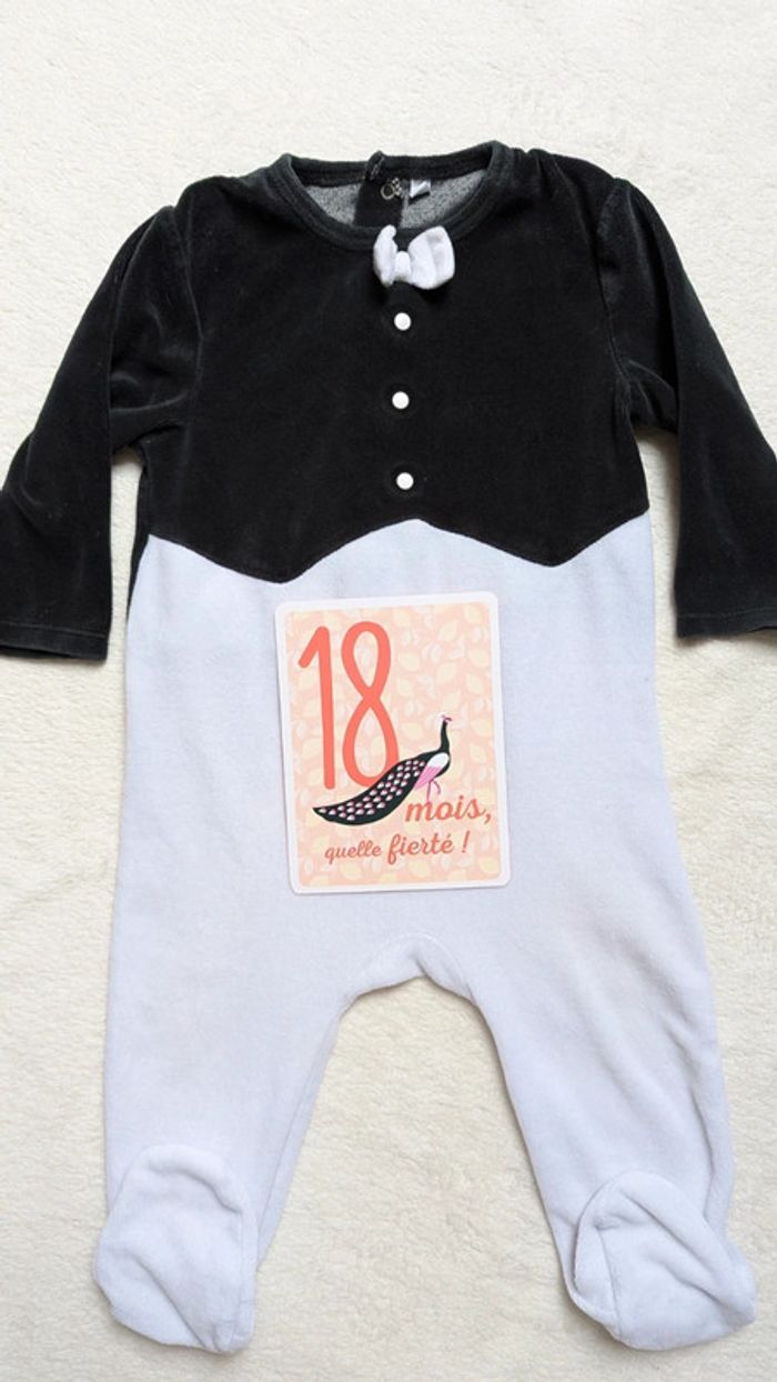 Pyjama velours 18 mois