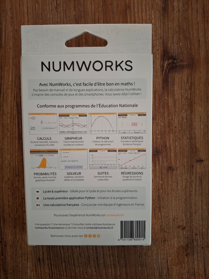 Calculatrice Numworks graphique - photo numéro 2