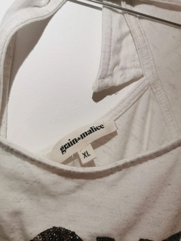 T-shirt blanc Grain de Malice - photo numéro 4
