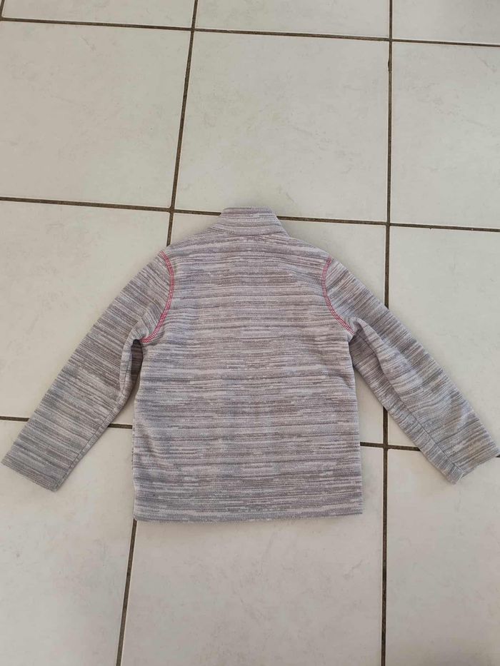 Veste chaude fille Quechua grise et rose 4 ans 5 ans - photo numéro 5
