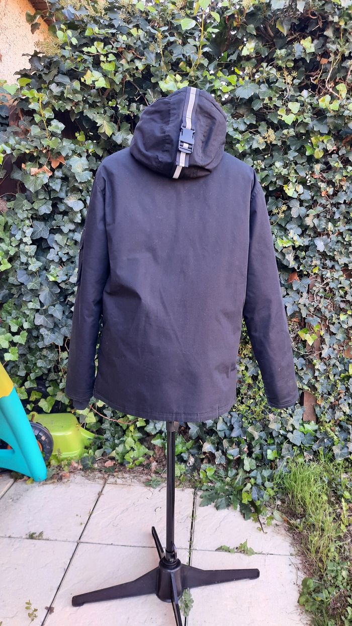 Parka noir, Supply & Demand, homme, taille M - photo numéro 3