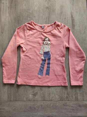 T-shirt manches longues fille 5 ans
