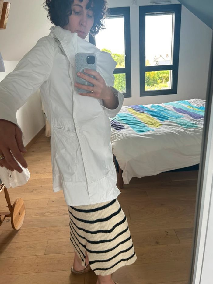 Veste drapée blanche Ekyog idéal veste de cérémonie - photo numéro 8