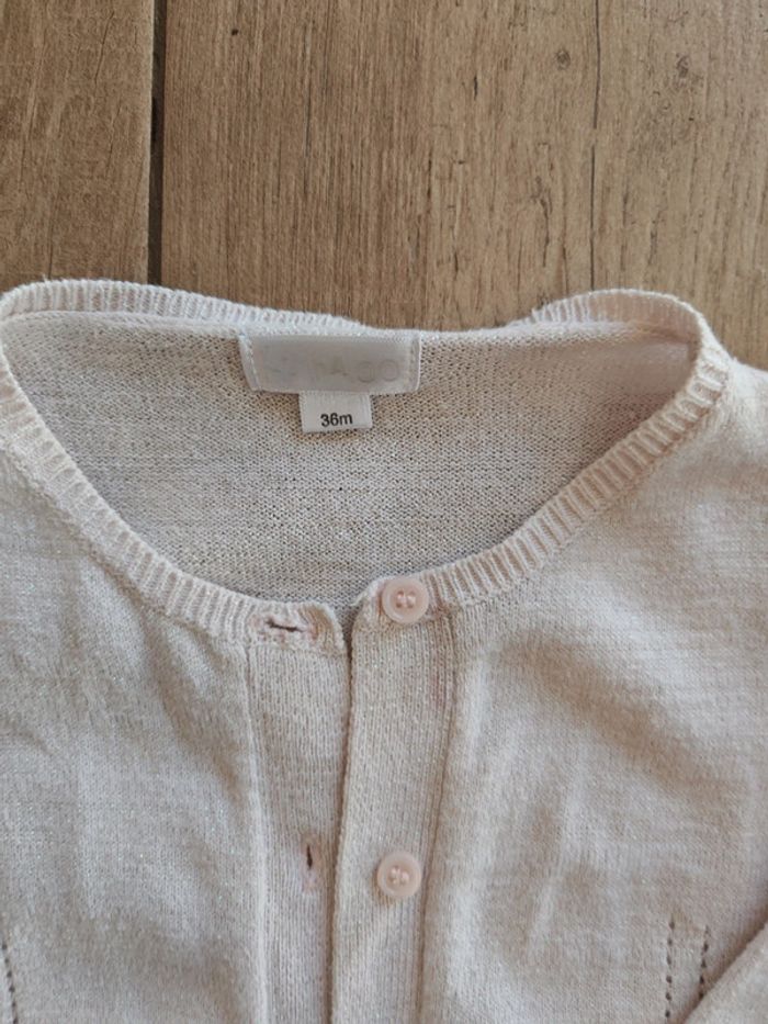 Gilet pailleté 36 mois - photo numéro 3
