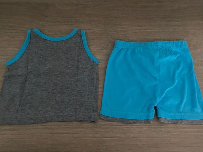 Ensemble été t-shirt et short 6 mois - photo numéro 2