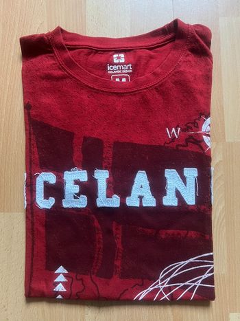 Tee-shirt homme rouge Icemart taille M