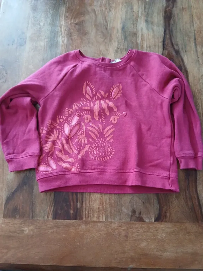 Sweat fille taille 5 ans