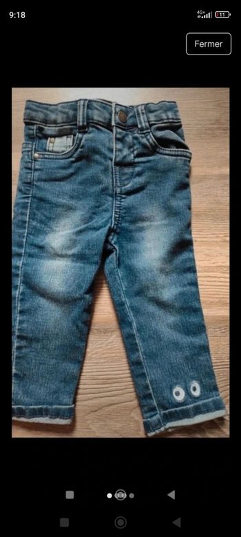 Jean 12 mois bébé garçon Orchestra 