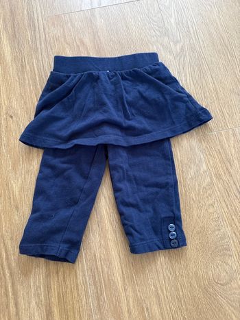 Legging jupe bleu