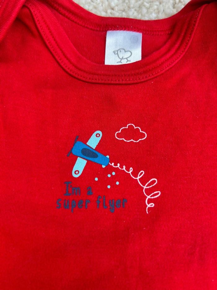 Lot de 2 bodies manches courtes garçons - c&a baby - 12 mois - photo numéro 2