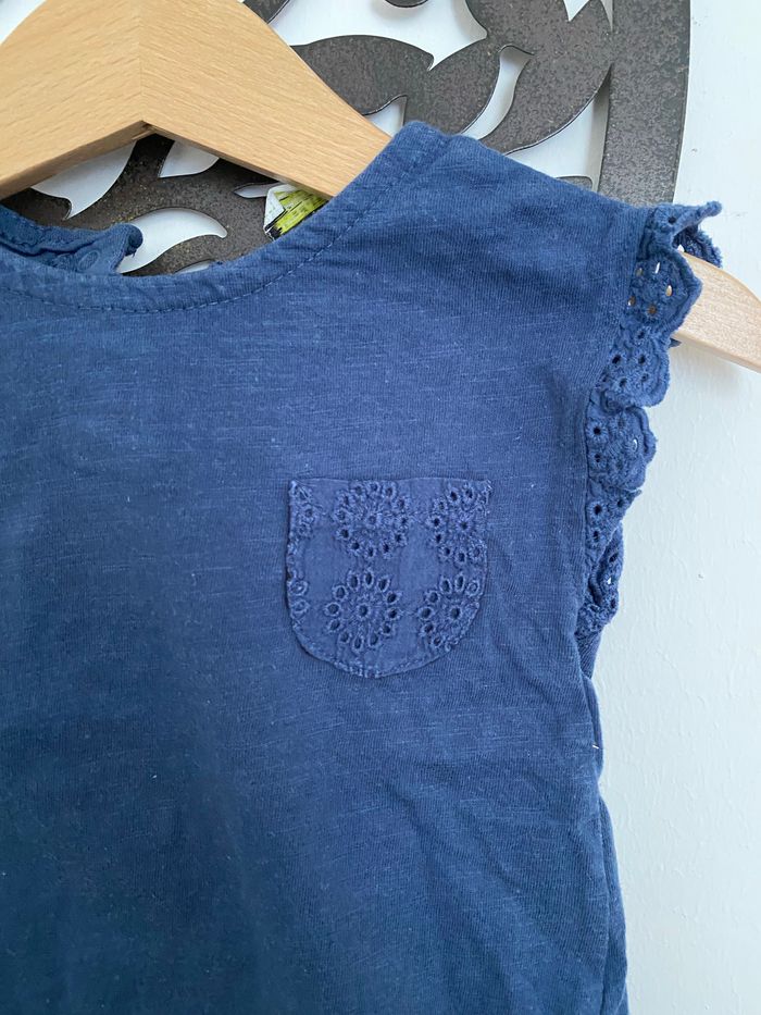 T-shirt bleu marine - photo numéro 2