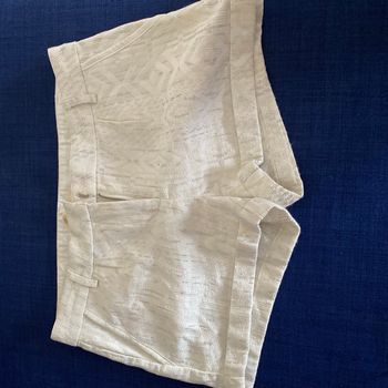 Short beige avec fils argenté TM LPB