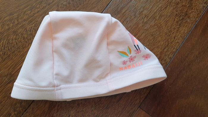 Bonnet de piscine rose enfant - photo numéro 2