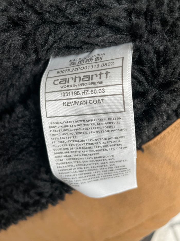 Carhartt WIP Newman Coat - Hamilton Brown - Taille M - photo numéro 10