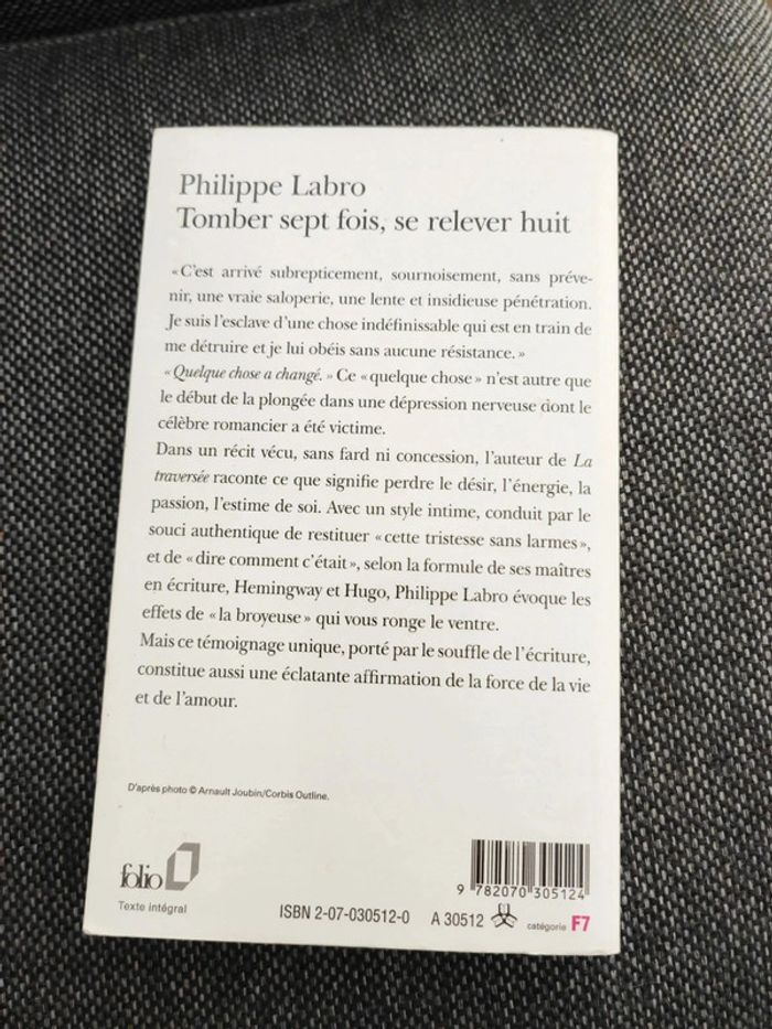 Tomber sept fois, se relever huit - photo numéro 2
