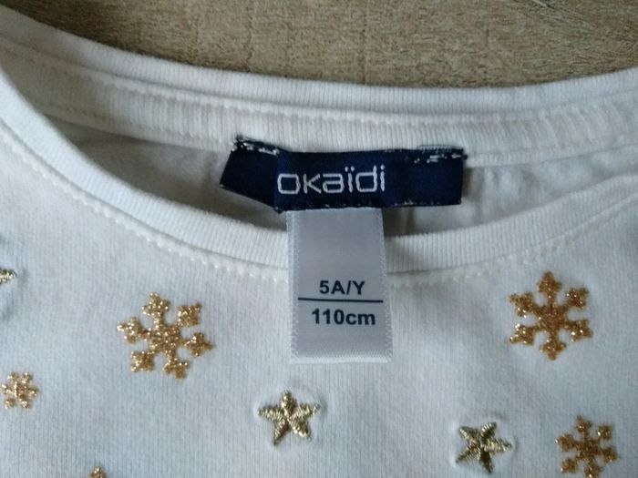 Maillot longue manche, okaidi, taille 5 ans - photo numéro 2